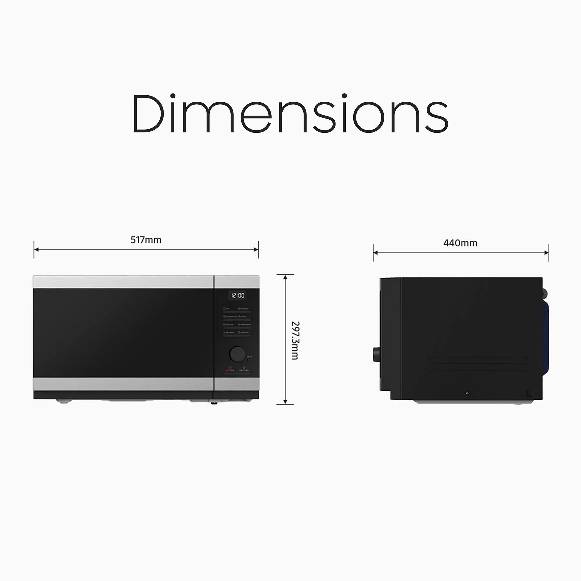 Micro-ondes grill Samsung MG32DG4524CT – Image 14