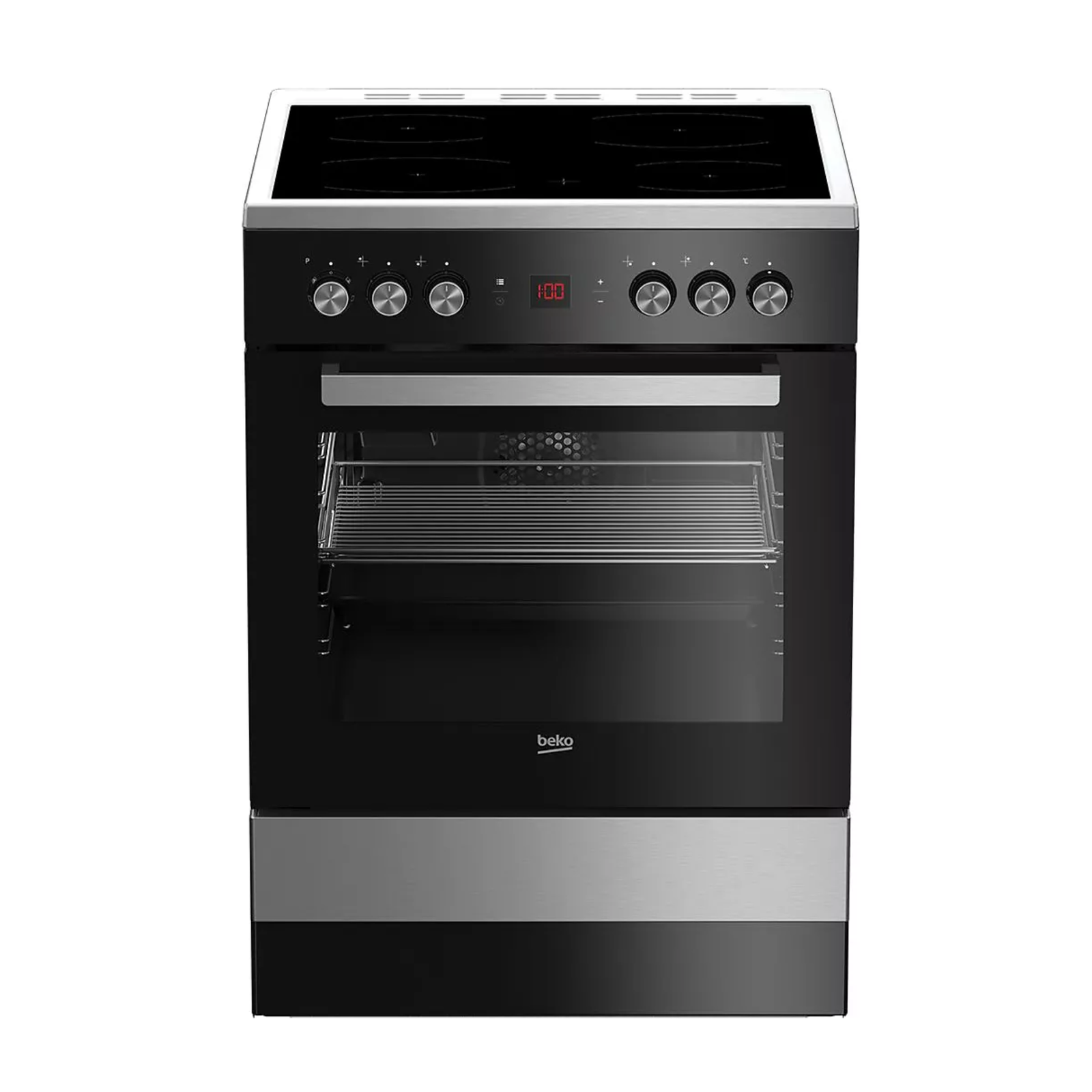 Cuisinière vitrocéramique BEKO FSE67301XCS